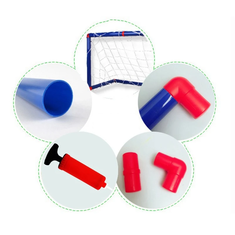 

Medium Football Goal Toy Set Kids Soccer Goals Portable Football Goals Net with Ball and Pump Use for Indoor Outdoor