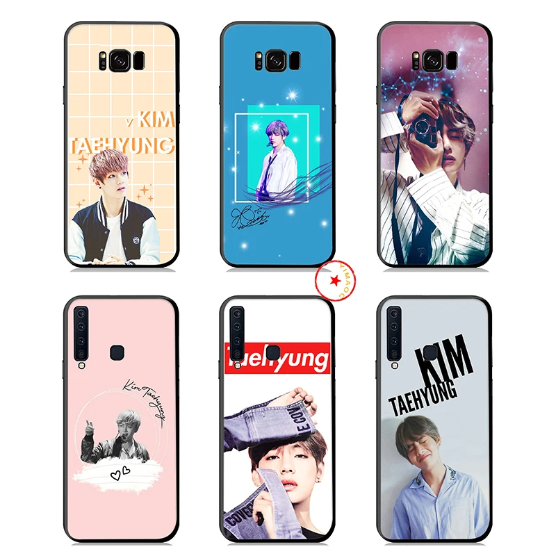 Мягкий силиконовый чехол V Kim Tae Hyung K Pop для Samsung Galaxy A9 A8 A7 A6 Plus 2018 A5 A3 2017 2016 J6 телефон |