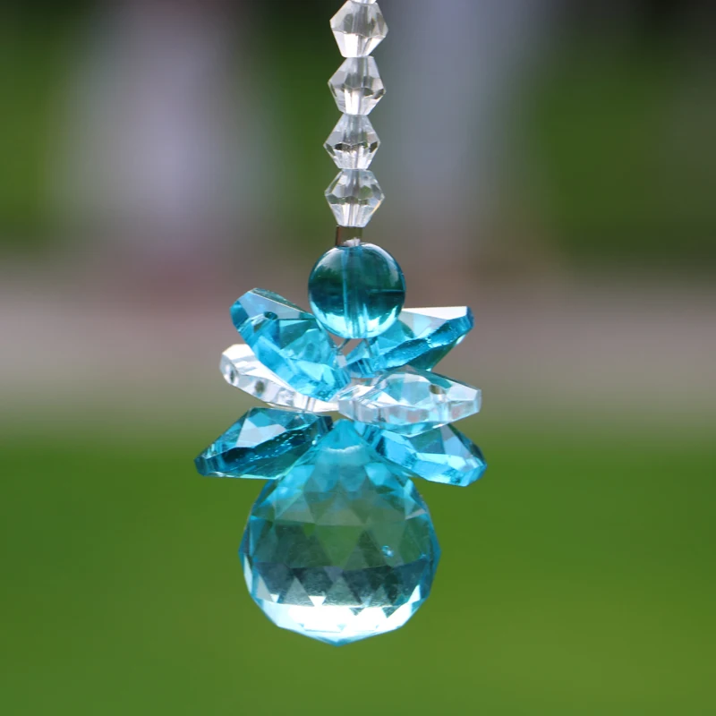 1 шт. чакра Кристалл Suncatcher шар Призма кулон Радуга производитель висящий оконный