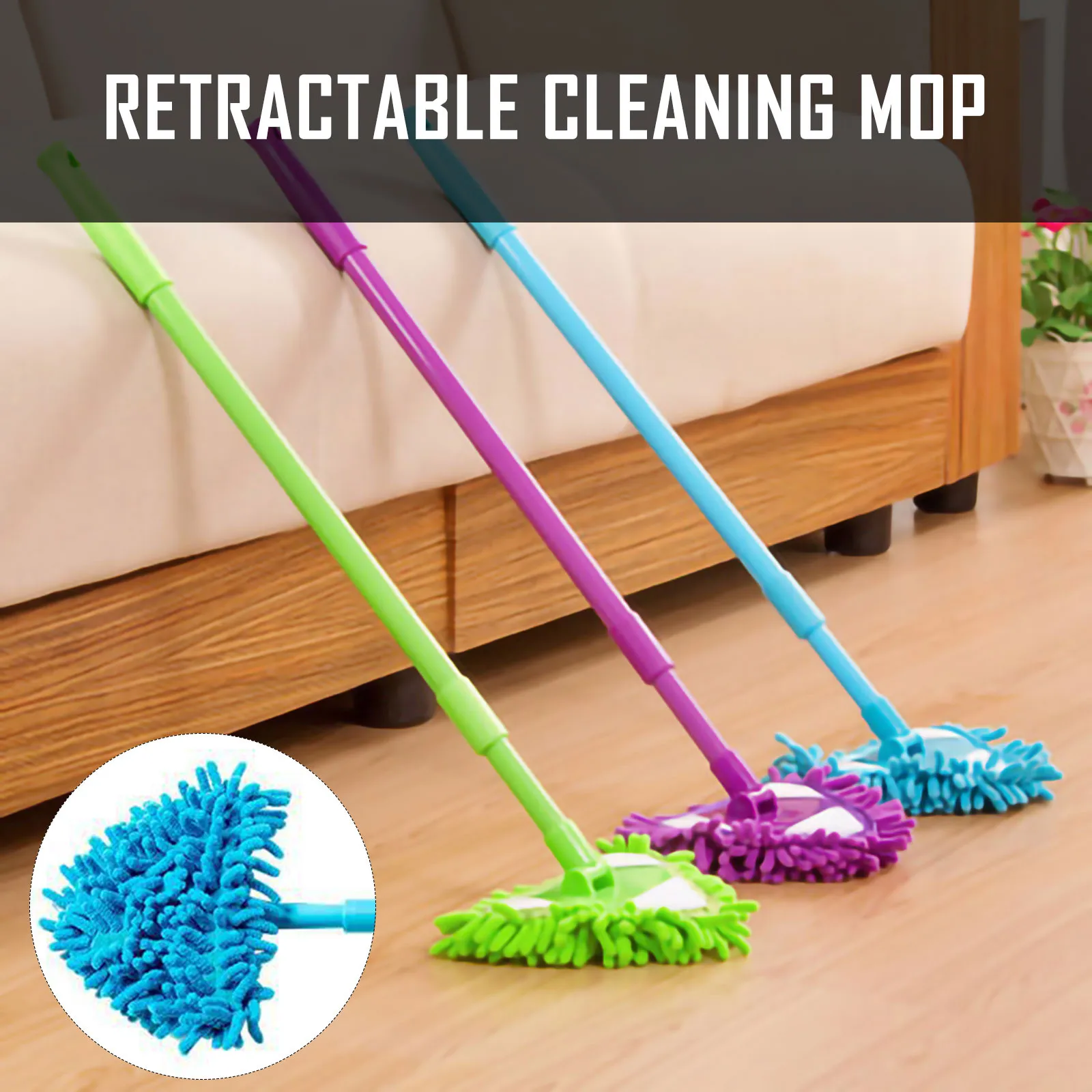 

180 Degree Rotatable Adjustable Cleaning Mop Room Kitchen Floor Mops Home Cleaning Mop For Wash Floor Cosas Para El Hogar