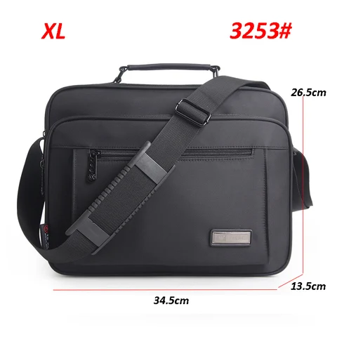 Мужской портфель, сумка-мессенджер, водонепроницаемая сумка через плечо из ткани Оксфорд для мужчин, модная деловая сумка, мужские повседневные сумки через плечо X688ZC