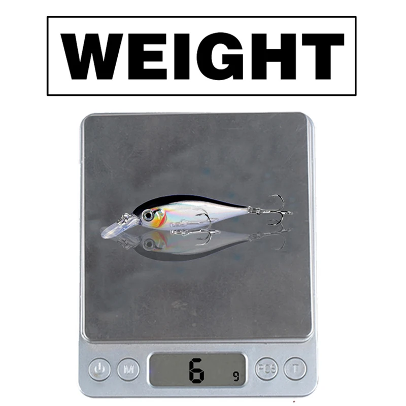 Рыболовные тонущие приманки в виде гольяна кренкбейт С рыболовным крючком