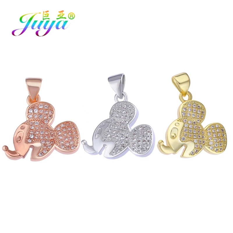 Бумажник Juya DIY с фианитами краб звезда слон перо Бабочка подвески для ручной