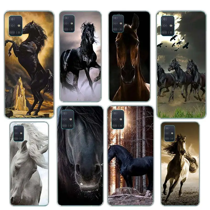 

Horse Animal Case for Samsung Galaxy A51 A71 M51 A91 A01 A11 A31 A41 M11 M21 M31 Silicone Phone Cover