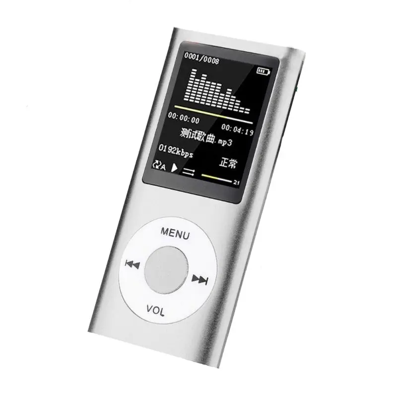 HIFI MP3 плеер цифровой ЖК экран музыкальный запись голоса FM радио рекордер