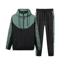 men tracksuit new fashion sportswear suit spring autumn 2 piece set sweatshirts pants sport hoodie clothes male jogging suit