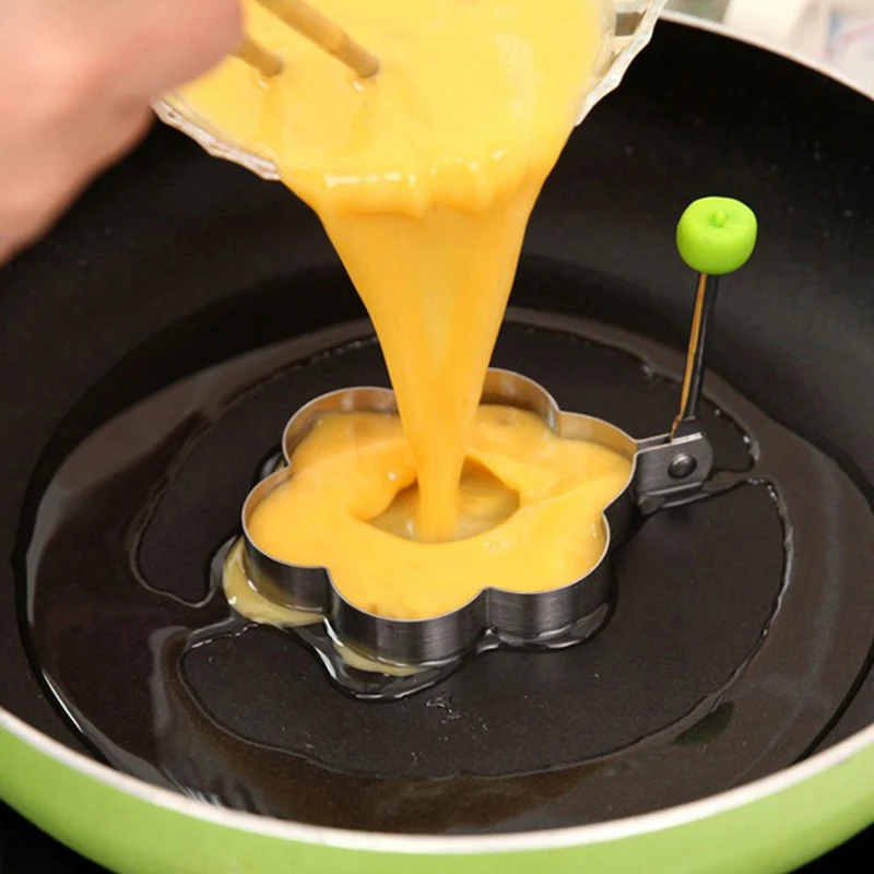 

Stainless Steel Fried Egg Pancake Shaper Omelette Mold Mould Frying Egg Cooking Tools Kitchen Accessories Gadget Rings