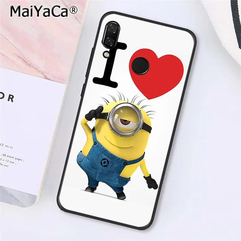 MaiYaCa милый Миньон банан желтый человек чехол для телефона Xiaomi Redmi4X 6A S2 Go Redmi 5 5Plus Note4 Note5 7 Note6Pro