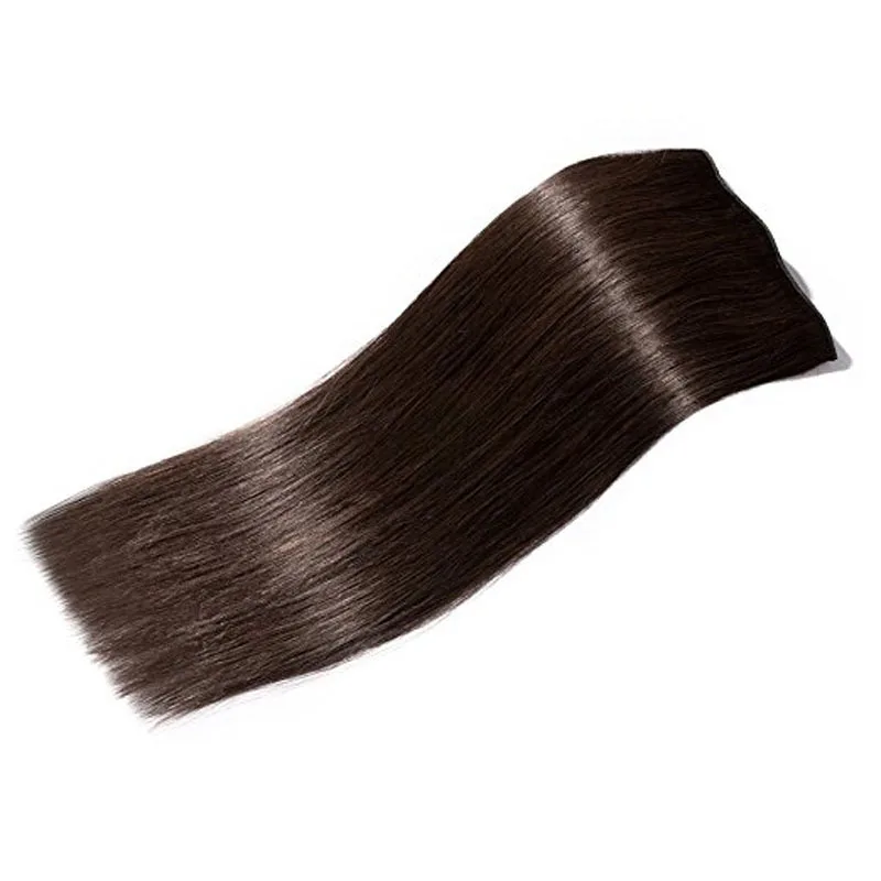 Sobeauty настоящие человеческие волосы на заколках для наращивания remy, невидимые волосы для наращивания, индийские волосы коричневого цвета