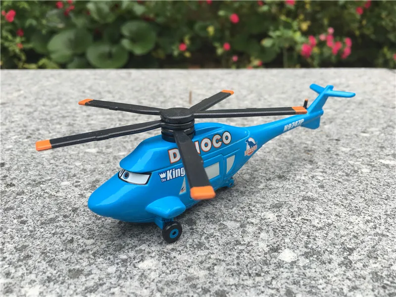 Disney Pixar Cars Dinoco Helicopter 1:55 Metal Diecast Toy Cars New Loose