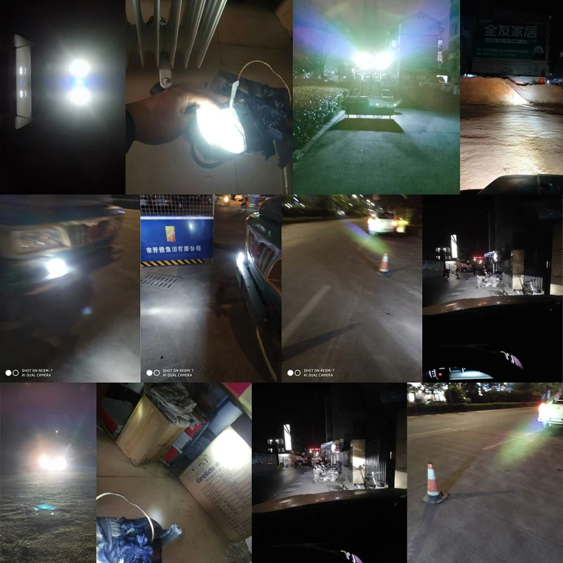 2 шт 12В 54 Вт Рабочий светильник светодиодный бар 3030 18SMD для седельный тягач SUV 4x4