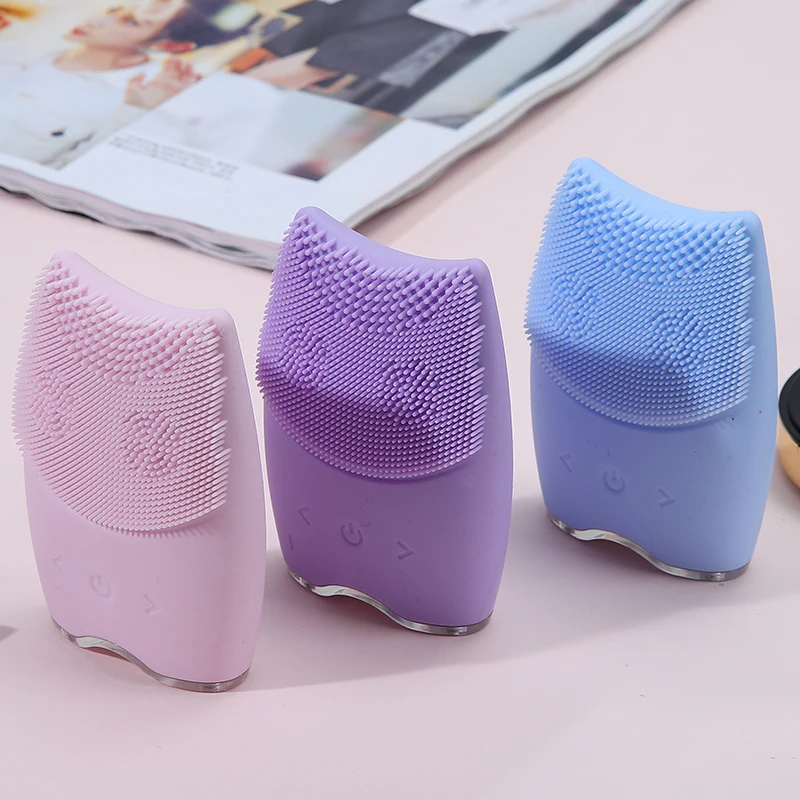 

Silicone Face Cleansing Brush Electric Face Cleanser Electric Facial Cleanser Cleansing Skin Deep Washing Massage Brush
