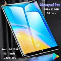 matepad pro 10 1 inch tablet pc network 6gb ram 128gb rom tablet osu 10 core mt6788 sim tablet wifi type c android 10 0