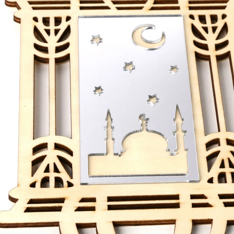 ИД деревянный кулон Мубарак декор для DIY украшения на Рамадан Висячие Подвески