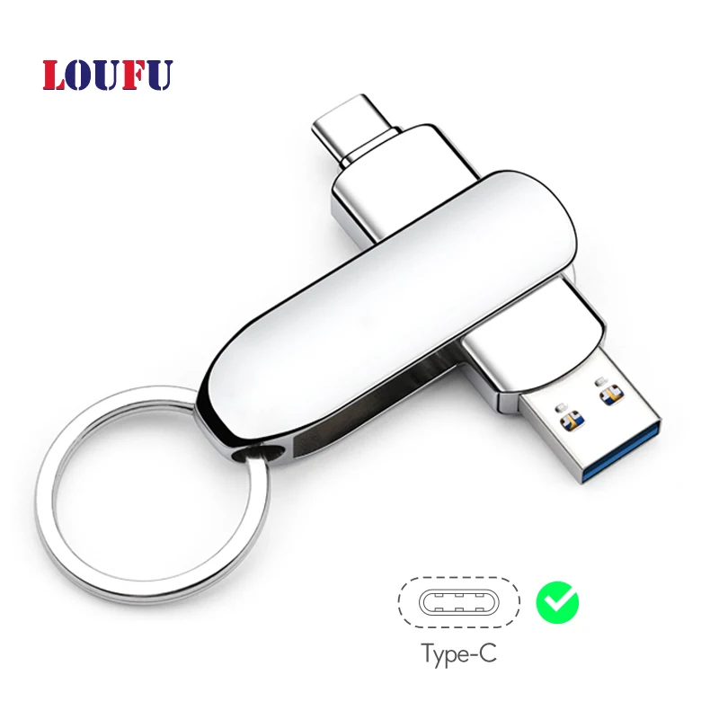 USB флеш накопитель Type C 32 ГБ 64 128 флэш 256 для телефонов и ПК Huawei Xiaomi Vivo|USB