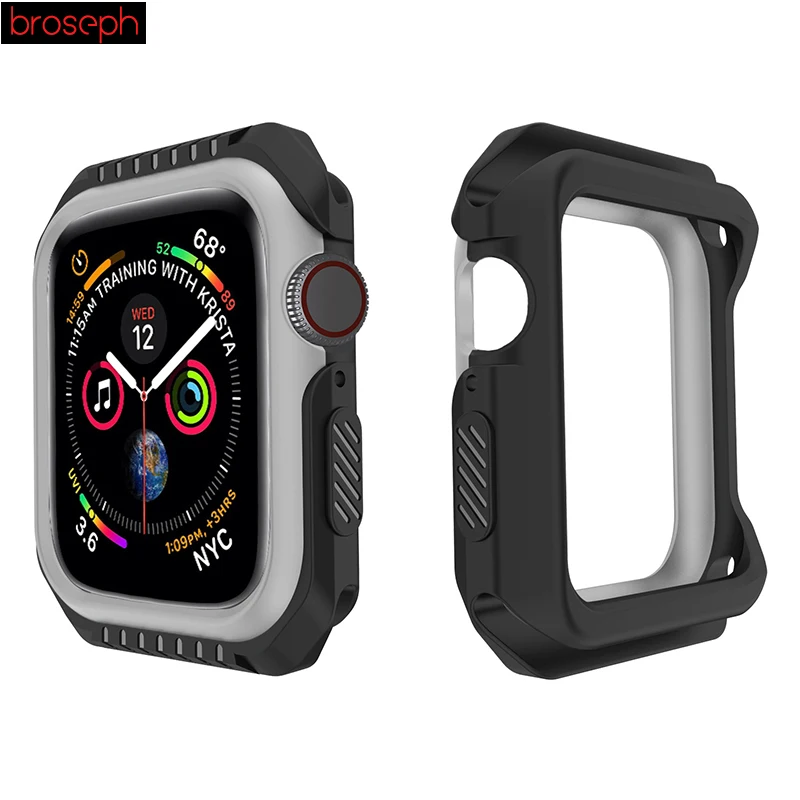 Чехлы для часов Apple watch Series 4 40 мм 44 мм защитный чехол для Iwatch 3 2 1 38 мм 42 мм аксессуары для часов