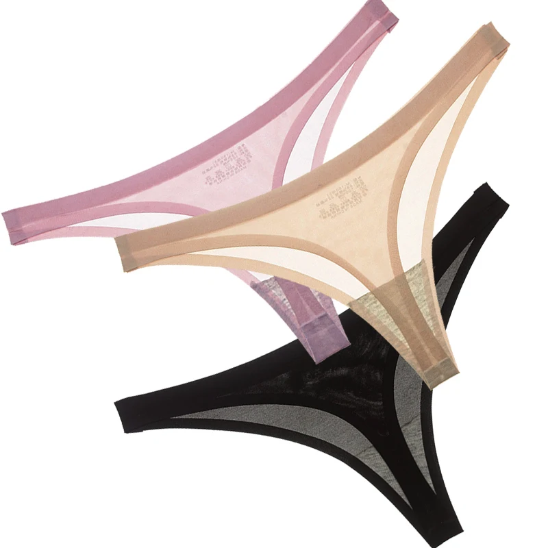 Лидер продаж шелковые сексуальные женские стринги g бесшовные трусики женское