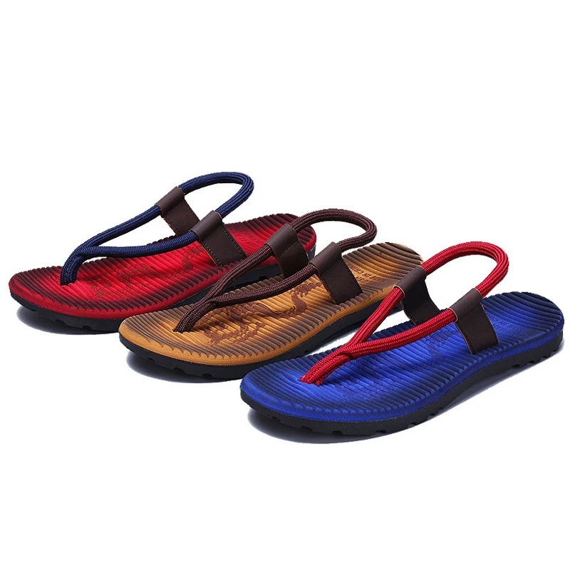 Outdoor Men Sandals Summer Shoes Sandal Mens Sandles Sports Shoes Comfort Slip On Flip Flops Beach Shoes Sandalias
