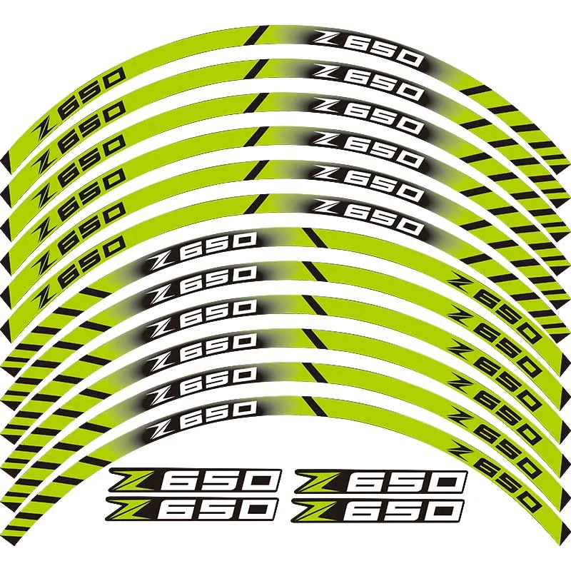 Высокое качество мотоциклов Светоотражающая наклейка для Kawasaki z650 Z650|Наклейки и