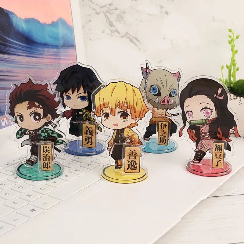 

Anime Demon Slayer Acrylic Stand Cartoon Peripheral Mini Cute Desktop Decoration Model