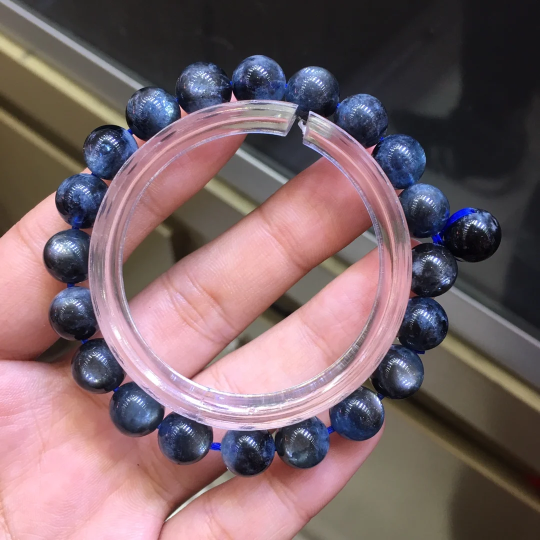 

Natural Aquamarine Bracelet Beaded Chain Jewelry 5pcs/Lot Wholesale Transparent Brushed Green Spodum Devil Blue Gemstones Gifts