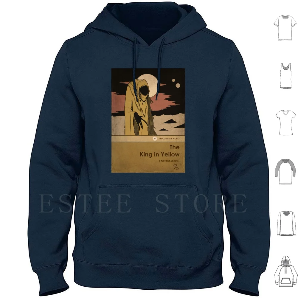 

The King In Yellow Hoodie Long Sleeve H P Cthulhu King In Yellow Elder Sign Call Of Cthulhu Mythos Geek Puffin Classics