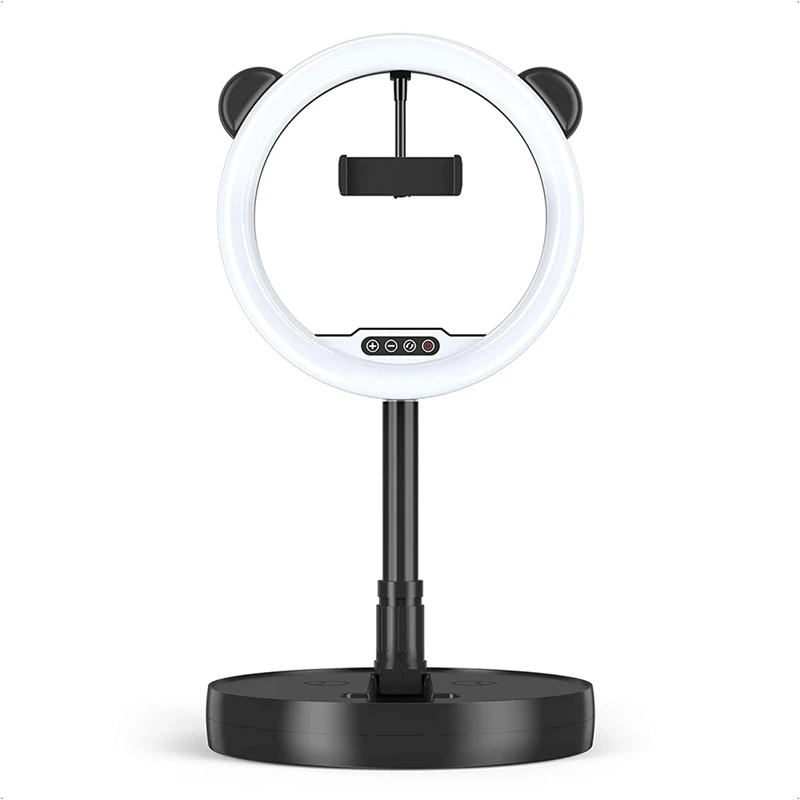 

10 Inch Ring Light with Stand and Phone Holder, LED Selfie Light Ring for YouTube Video Live Stream Makeup Photography