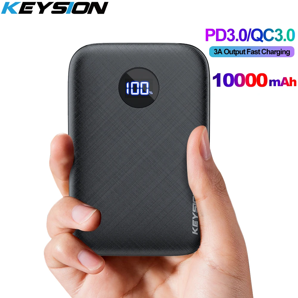 Портативный внешний аккумулятор KEYSION PD/QC3.0 10000 мАч|Чехлы с аккумулятором| |