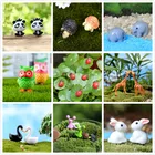 1210 шт. DIY Божья коровка Животные миниатюрные фигурки мини ремесло фигурка горшок для садового Растения Орнамент миниатюрная сказочная садовый декор