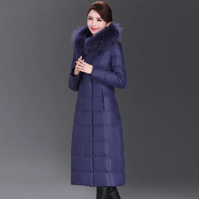 Куртка на утином пуху Женское пальто Зимняя парка теплая одежда высокое качество