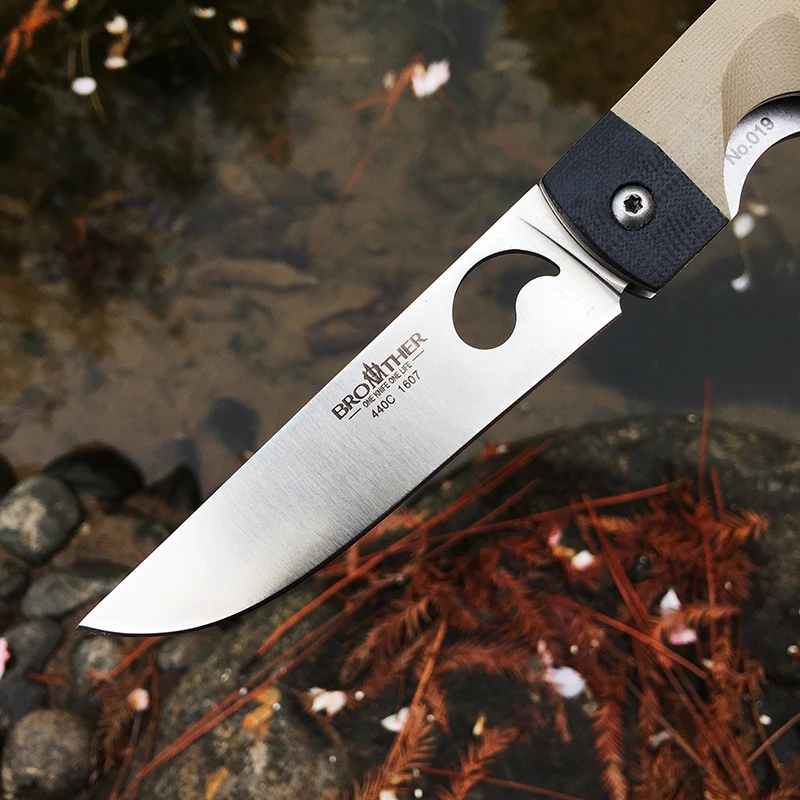 Складной нож с лезвием из стали 440с 58-60HRC Brother 1607 | Инструменты