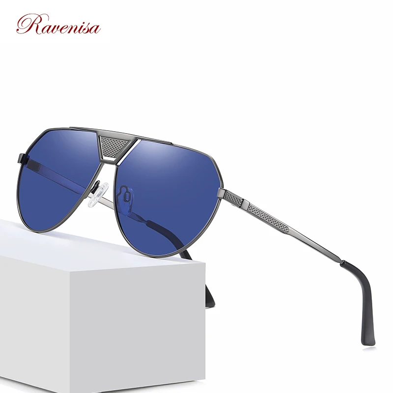 

2020 Fashion Metal Sunglasses Polarized Men Women Black Sun Glasses Luxury Eyewear Male Female Pilot Goggle Brand Oculos