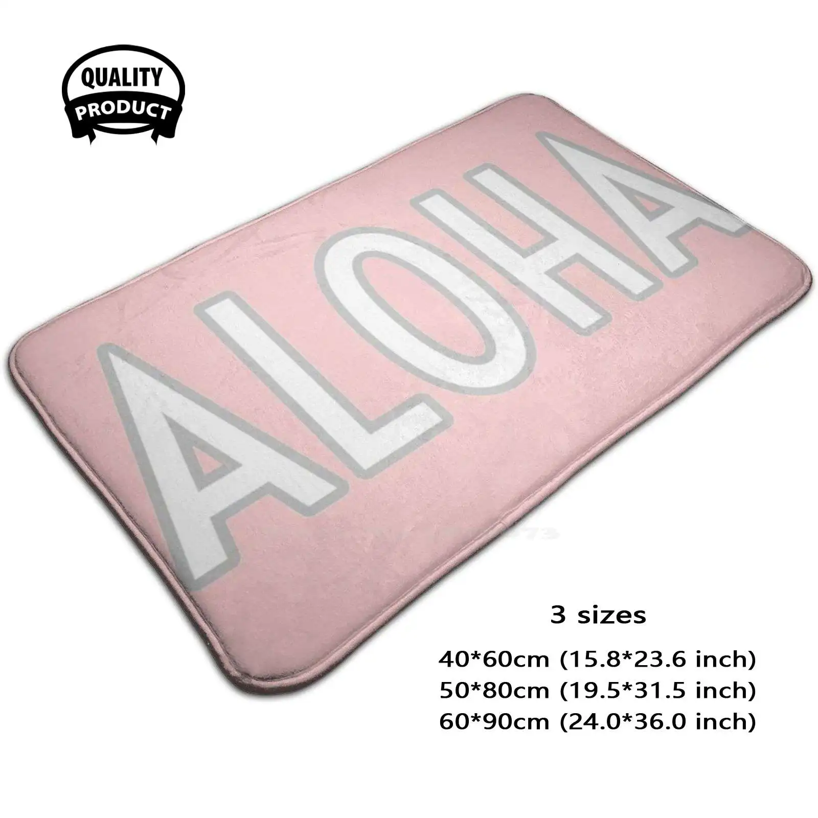 Aloha серый мягкий коврик для ног товары комнаты ковер Ascetic Youtube Забавный тренд с