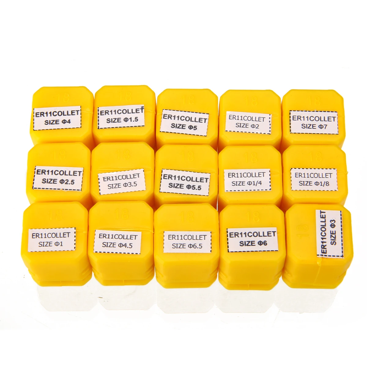 

15pcs/Lot 1-7mm ER11 Precision Spring Collet Chuck Tool Bits Holder Set for CNC Milling Machine Engraving Lathe Tool