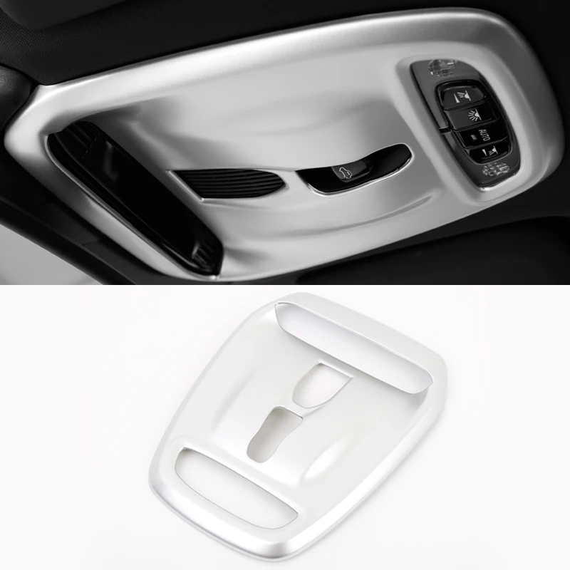 Для Volvo XC40 аксессуары для стайлинга автомобилей Интерьер ABS Матовый передний свет для чтения крышка лампы Отделка 1 шт