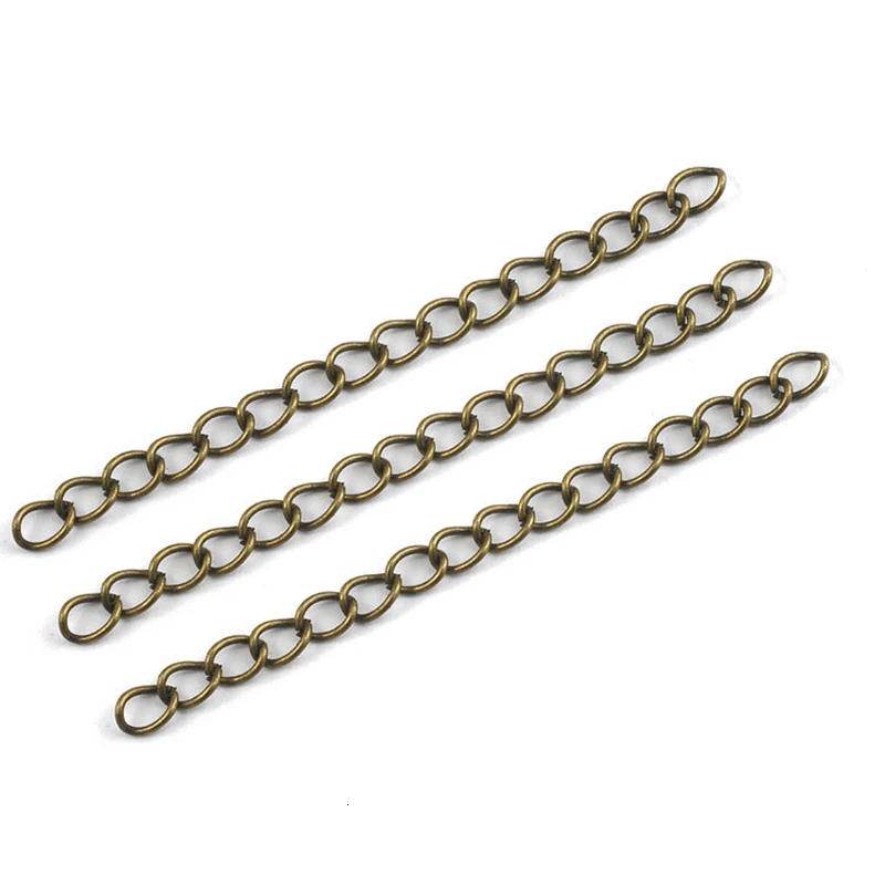 Цепочки удлинители для бижутерии коннекторы аксессуары ожерелья браслета 100 шт.