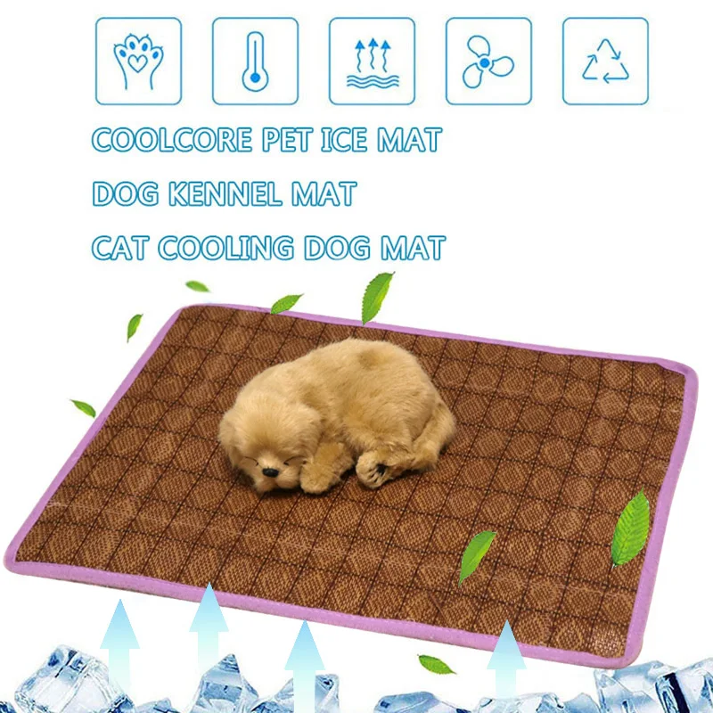 

Pet summer supplies cat mats pet kennels bite-resistant cooling rattan pet beds ice pads Season Summer