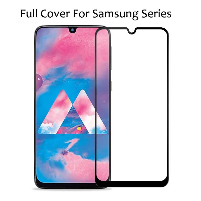 Закаленное стекло для Samsung Galaxy A20 A10 A50 A40 A30 M10 M20 M30 Защита экрана A70 A80 A60 полная