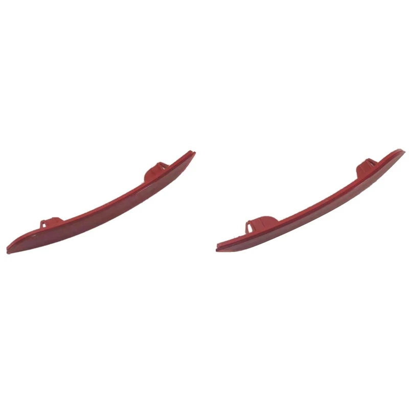 

2 Pcs Rear Bumper Reflector Warn Light Red Lens for BMW 3 Series F30 F31 F35 2012 2013 2014, Left & Right
