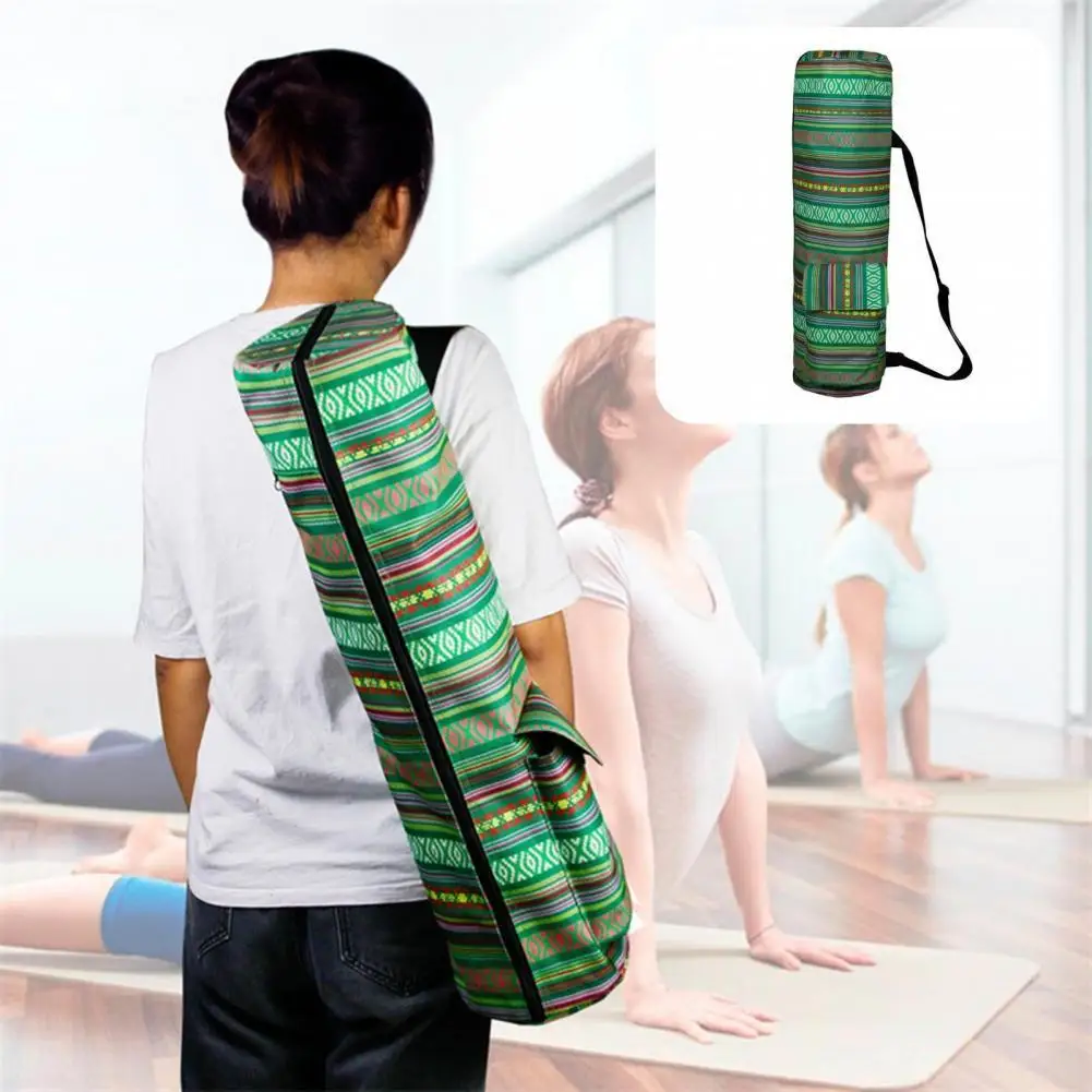 

Cylinder Shape Premium Breathable Yoga Mat Storage Pouch Lightweight Yoga Mat Carrier Anti-Scratch for Exercise