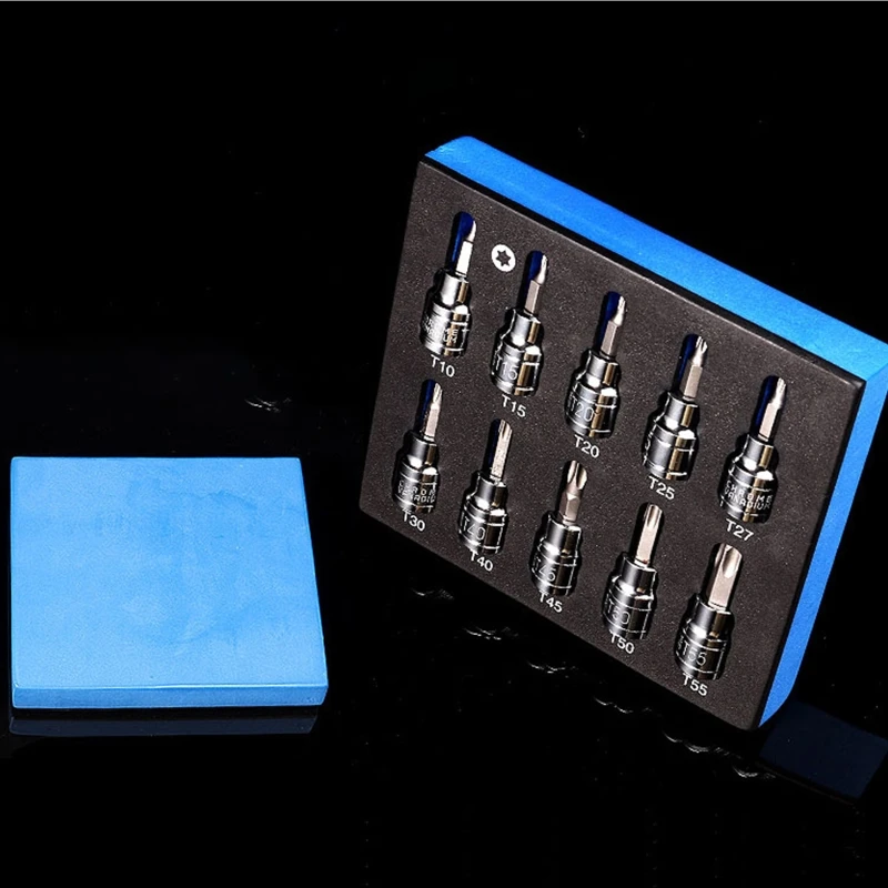 Новинка 2021 набор из 10 гнезд Torx T10-T55 привода 3/8 дюйма
