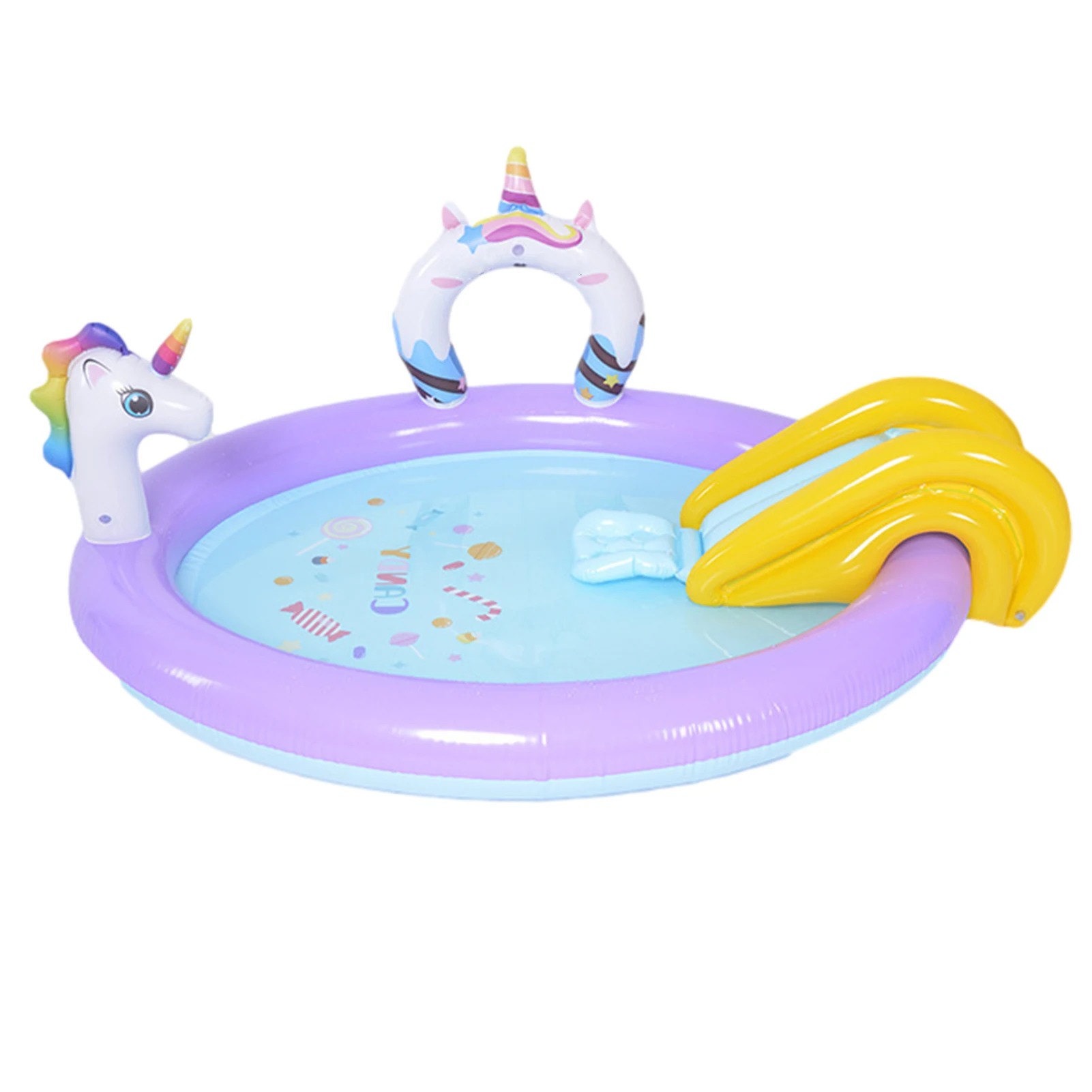 

Large Inflatable Play Center Children Paddling Pool Water Slide Fun Lawn Water Slides Pools Inflatable Swimming Pool