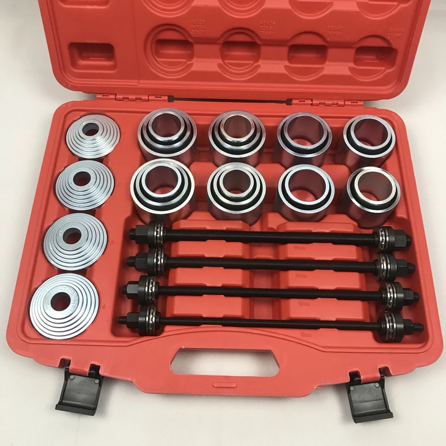 28pcs Master Press and Puller Sleeve Kit Bearings Bushes Seals Removal Tool car repair tool