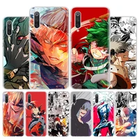 boku no hero academia anime phone case for xiaomi redmi note 10 11 10s 11s 11t 9s 8t 9t 9a 9c 9 pro 8 8a 7 7a fundas coque shell