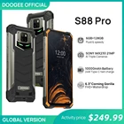 DOOGEE S88 Pro прочный мобильный телефон 10000 мАч мобильных телефонов Helio P70 Octa Core 6 ГБ 128 IP68IP69K Водонепроницаемый Android 10 смартфон