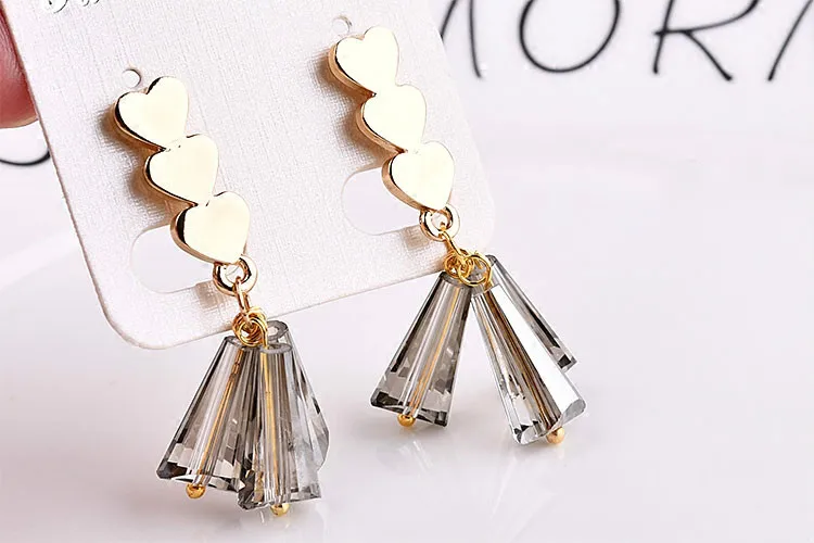 Сделай сам ручные аксессуары сердца любовь звезда висячие серьги