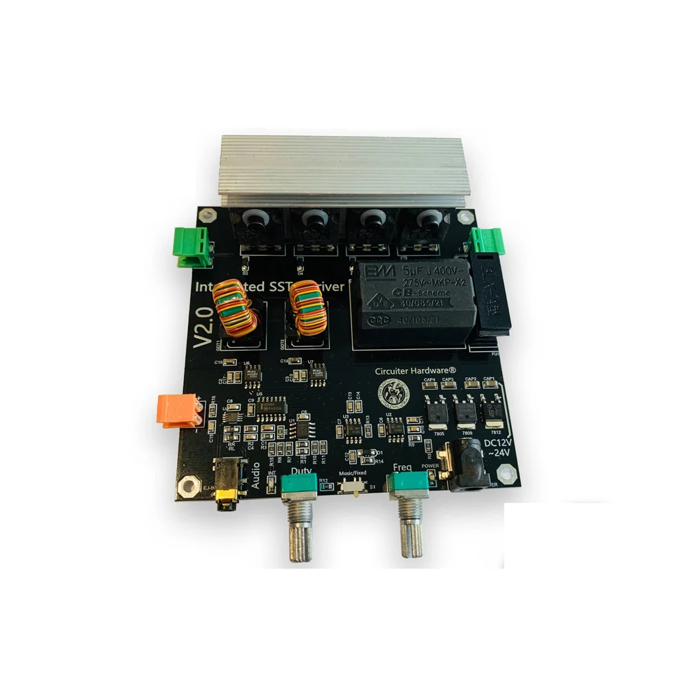 

DYKB SSTC drive board finished SSTC integrated Tesla Coil Driver Board Artificial lightning high voltage arc