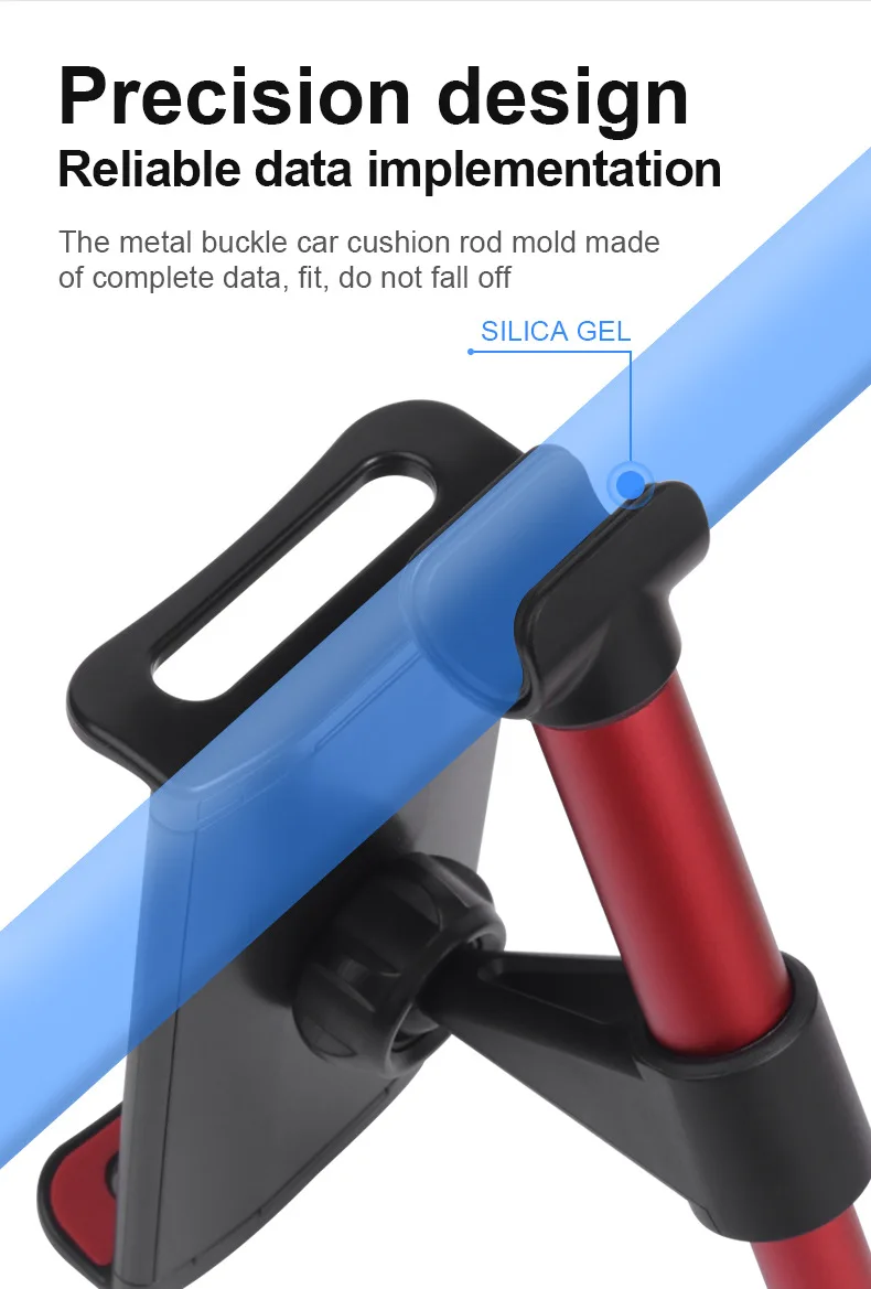 

Car Back Seat Phone Holder 360 Degree Rotate Stand Auto Headrest Bracket Support For Tablet PC Car Accessories