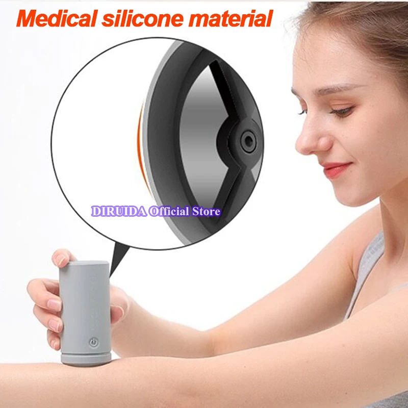 

Электронный вакуумный баночный терапевтический массаж Мини Персональный силиконовый микро-ток Вибрационный баночный прибор для облегчен...