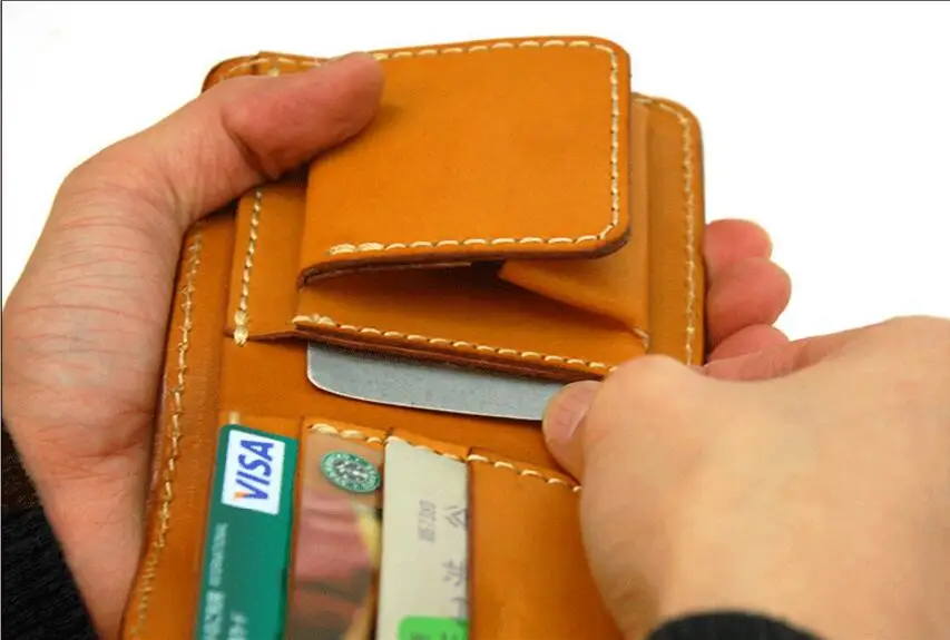 DQB-18 короткий бумажник акриловый шаблон кожаный Узор Акриловый узор кожаные